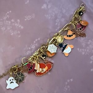 Halloween themed charm bracelet